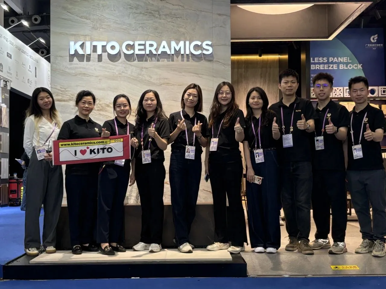 KITO's Innovations Shine at Canton Fair: Ceramic Wood Tile & More